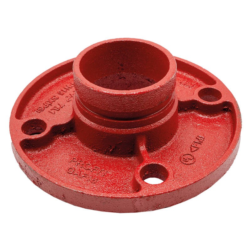 Grooved adapter flange red Profit by Piping Logistics GAF16R