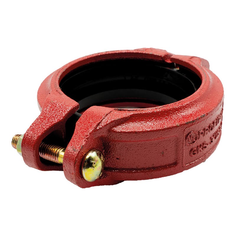 Grooved rigid coupling red Profit by Piping Logistics GKSR grooved couplings