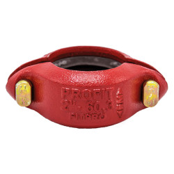 Fitpro® fast rigid coupling red Profit by Piping Logistics FITPROR grooved couplings