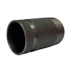 Grooved threaded adapter, black uncoated, male thread BSPT Profit by Piping Logistics NGA-BLACK