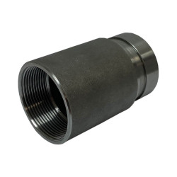 Grooved threaded adapter, black uncoated, female thread BSPT Profit by Piping Logistics SGA-BLACK