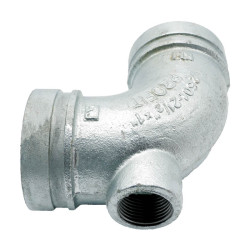 Drain elbow 90° galva Profit by Piping Logistics 2601G grooved elbows