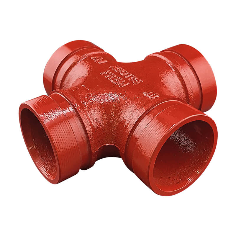 Grooved equal cross red Profit by Piping Logistics GCR
