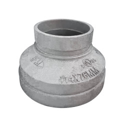 Grooved eccentric reducer galva Profit by Piping Logistics grooved fittings GREG